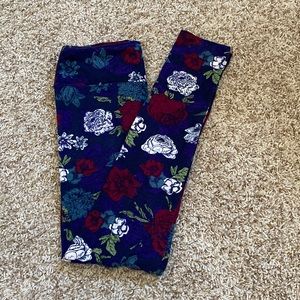LuLaRoe Floral Leggings